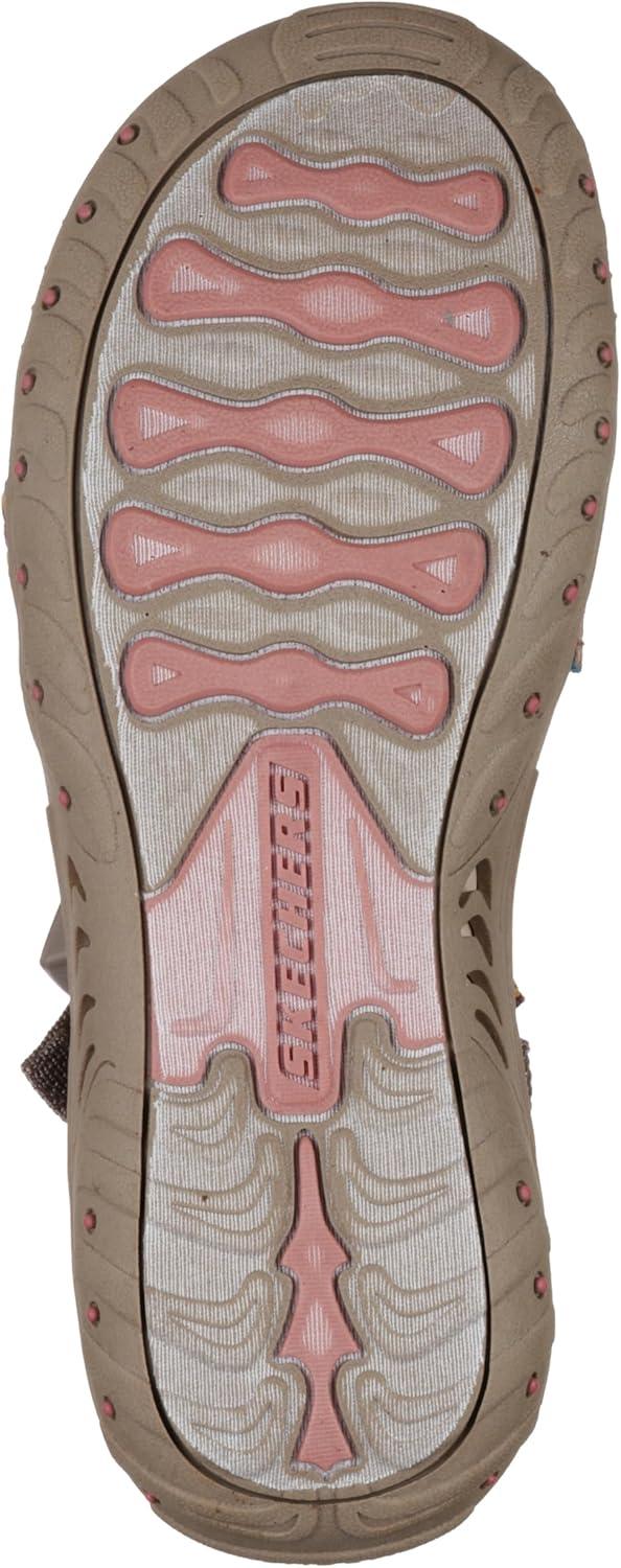 imageSkechers womens Reggae Sew Me Boho Woven Strappy SlingbackTaupe Multi