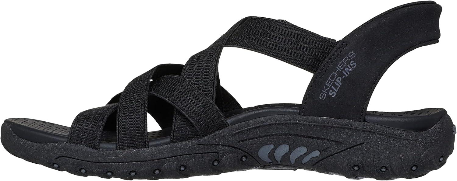 imageSkechers womens Reggae Strollin onBlackBlack