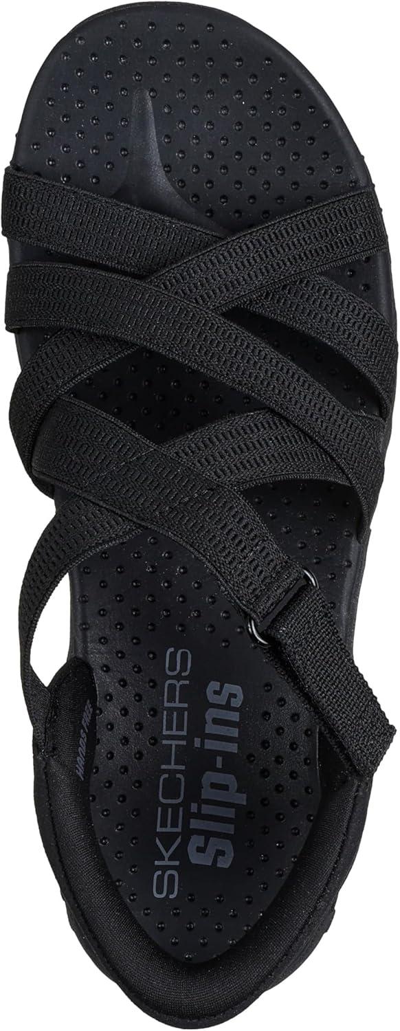 imageSkechers womens Reggae Strollin onBlackBlack