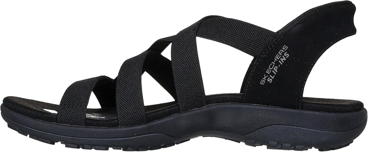 imageSkechers womens Reggae Slim Stretch Flex Hands Free SlipinsBlackBlack