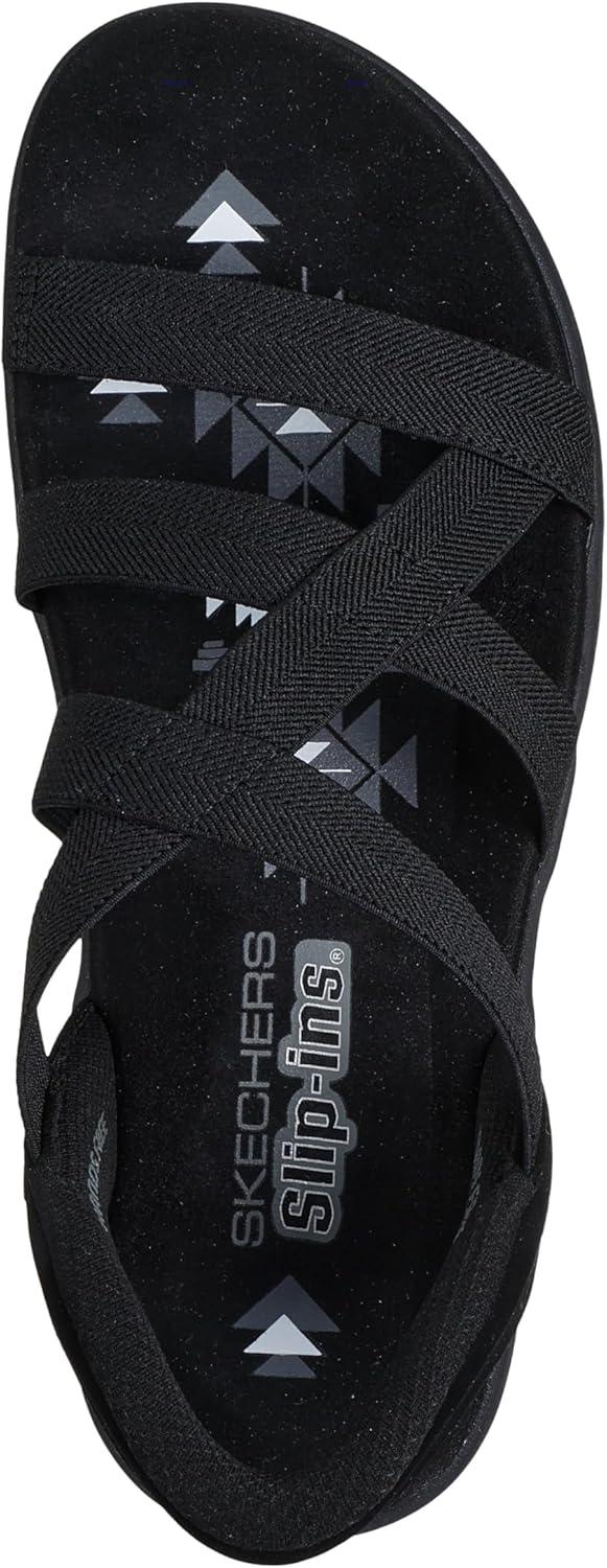 imageSkechers womens Reggae Slim Stretch Flex Hands Free SlipinsBlackBlack