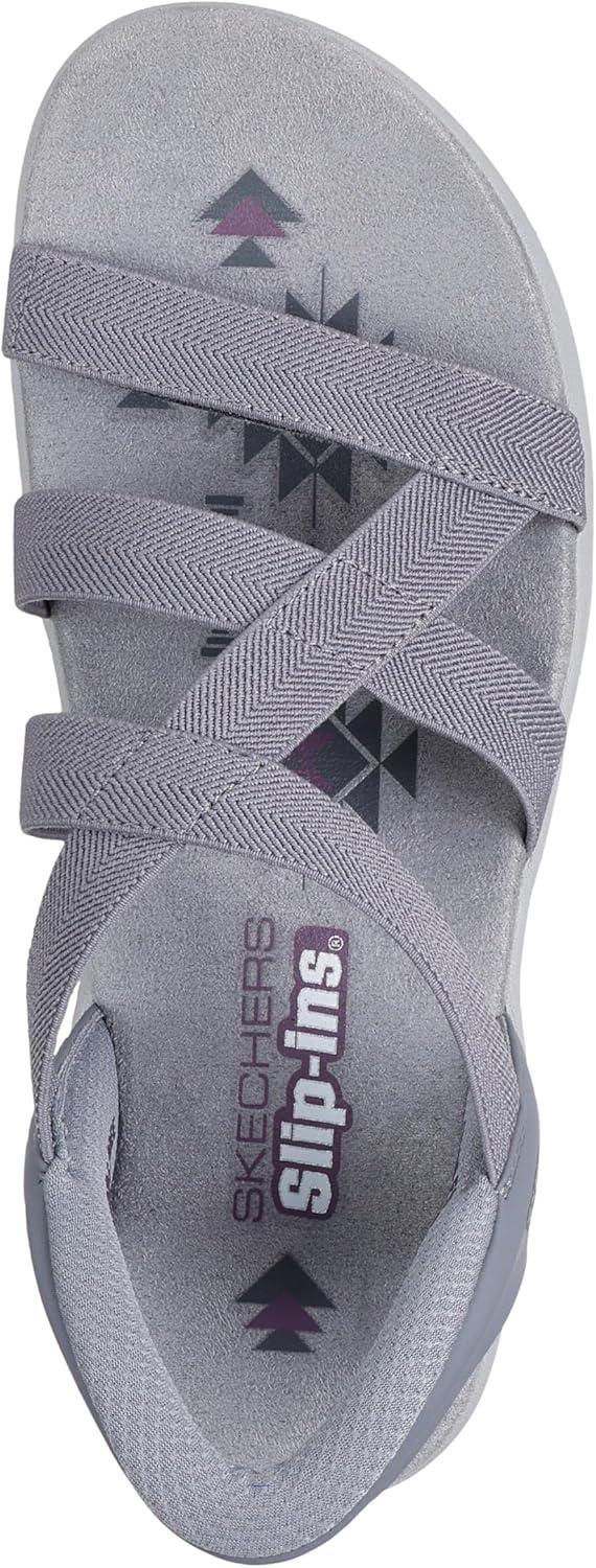 imageSkechers womens Reggae Slim Stretch Flex Hands Free SlipinsGrey