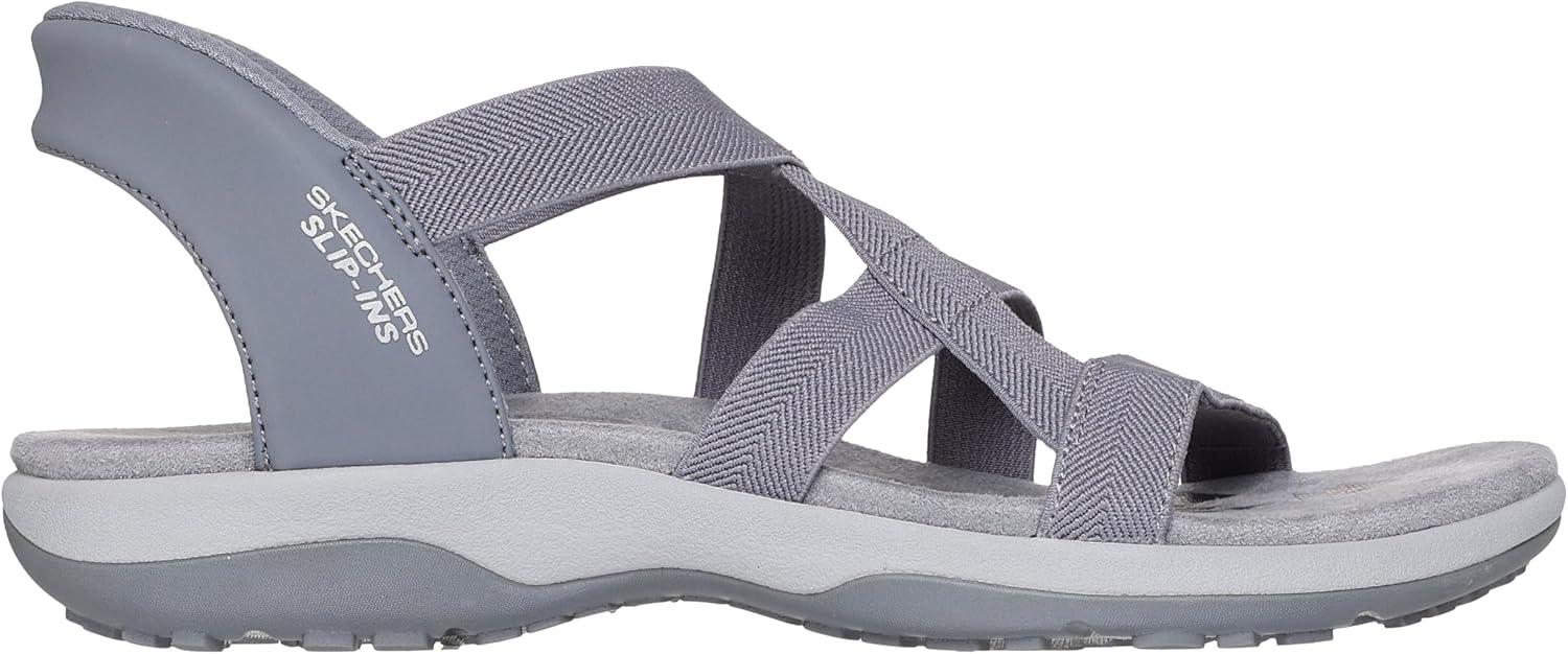 imageSkechers womens Reggae Slim Stretch Flex Hands Free SlipinsGrey