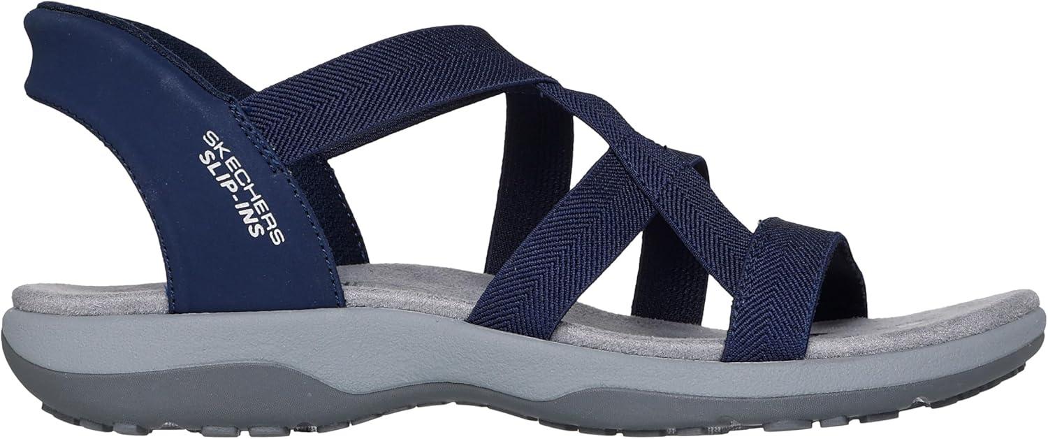 imageSkechers womens Reggae Slim Stretch Flex Hands Free SlipinsNavy