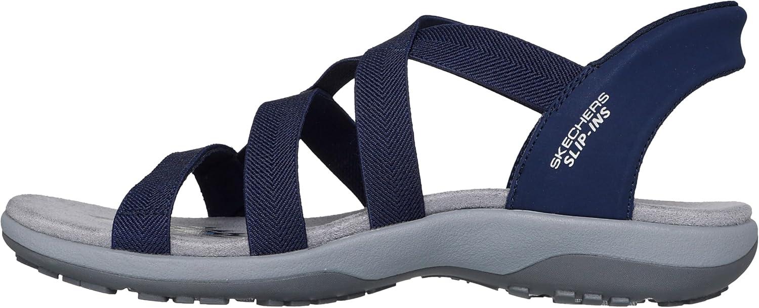 imageSkechers womens Reggae Slim Stretch Flex Hands Free SlipinsNavy