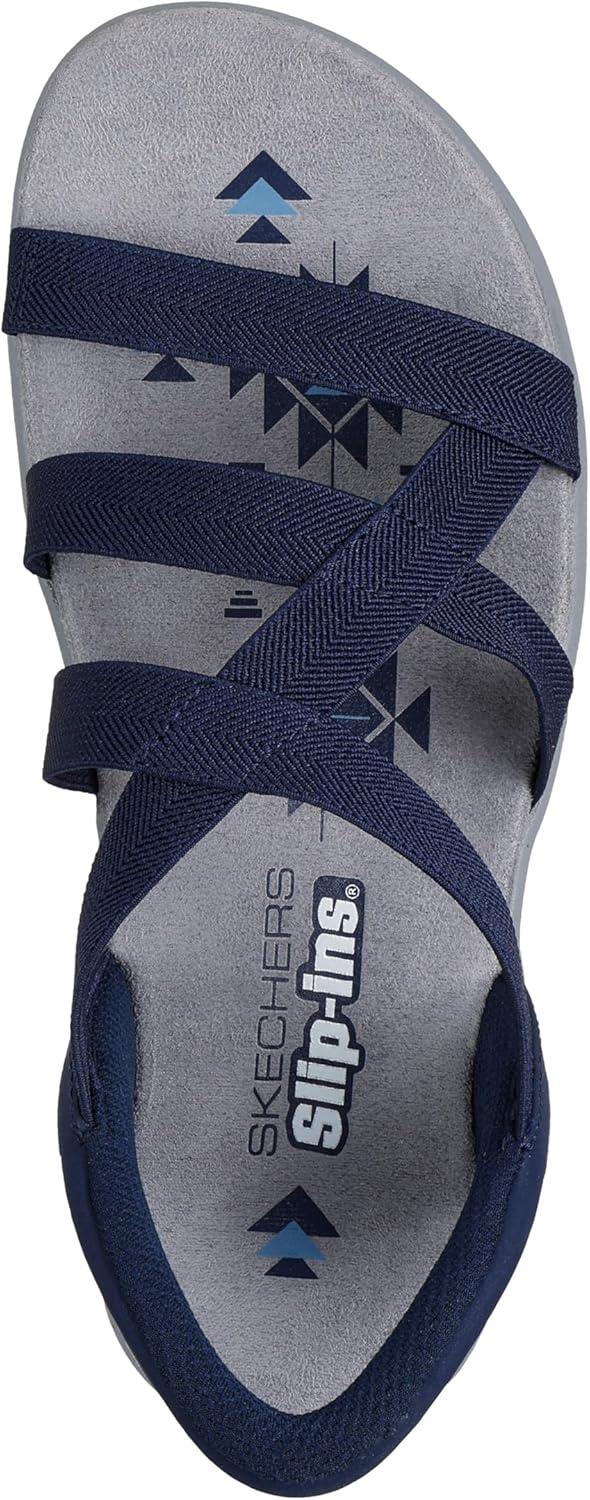 imageSkechers womens Reggae Slim Stretch Flex Hands Free SlipinsNavy