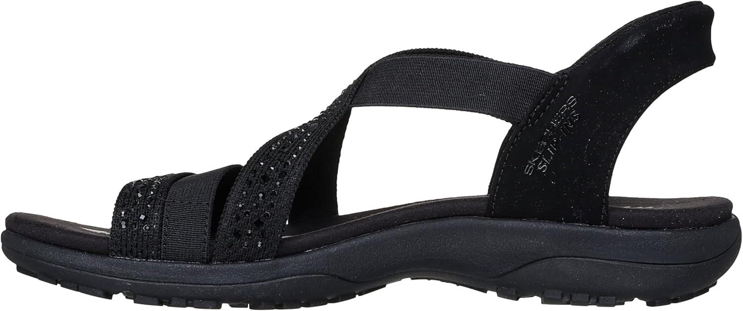 imageSkechers womens Reggae Slim Summer SparkleBlackBlack