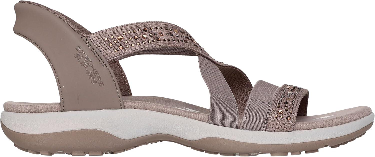 imageSkechers womens Reggae Slim Summer SparkleMocha