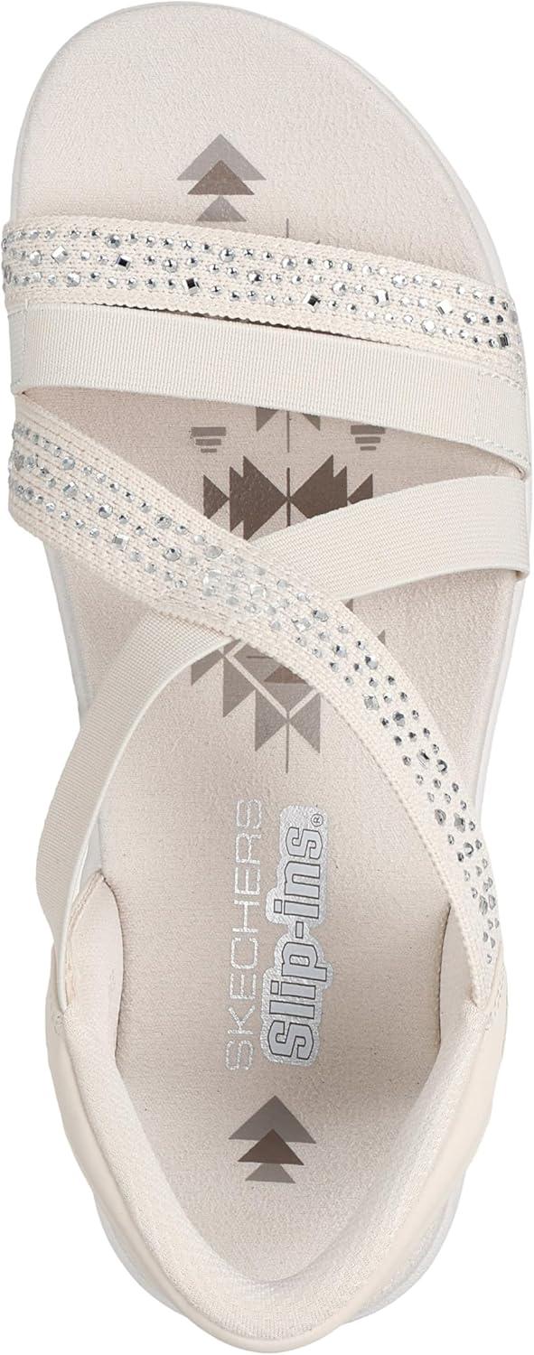 imageSkechers womens Reggae Slim Summer SparkleNatural