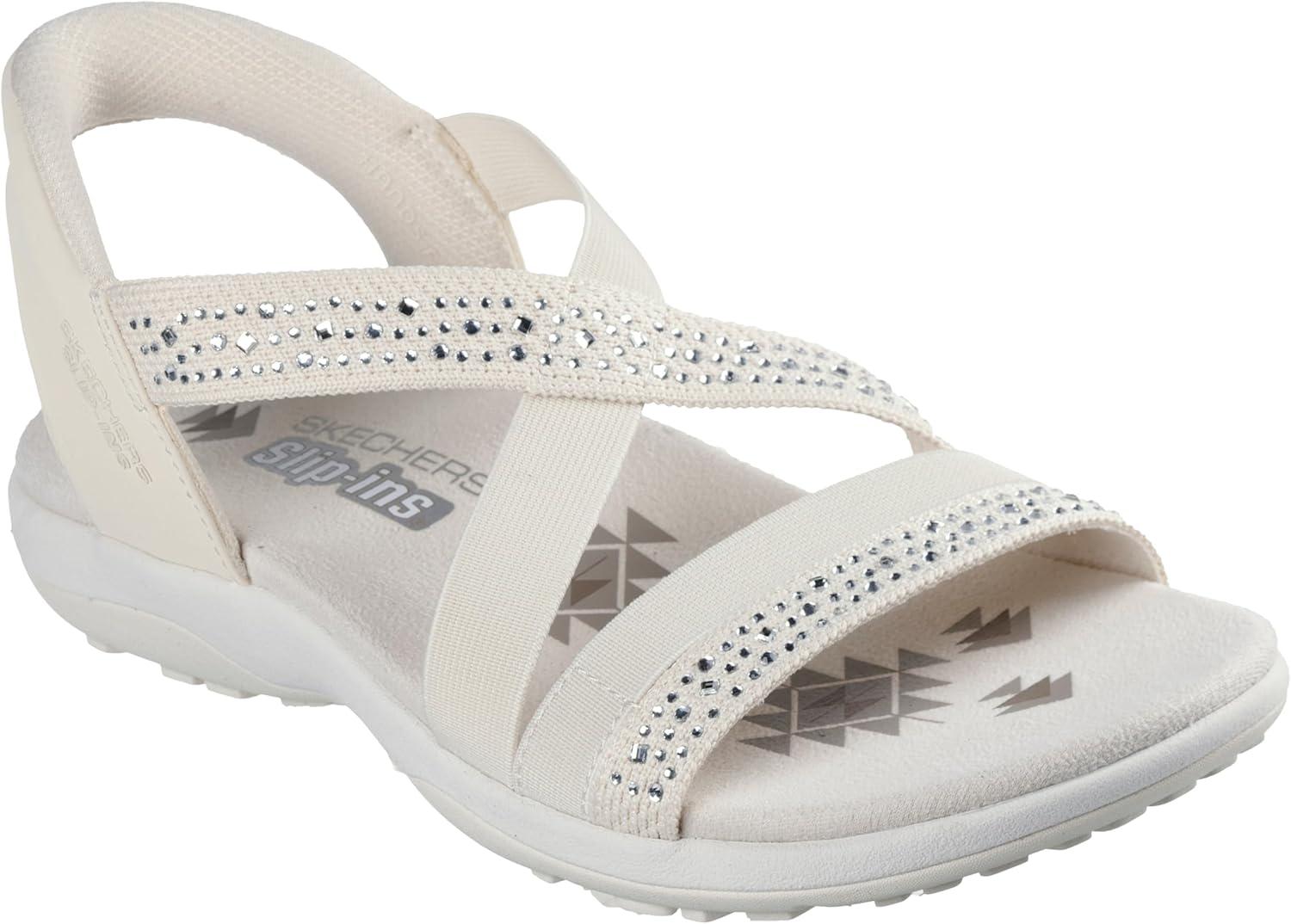 imageSkechers womens Reggae Slim Summer SparkleNatural