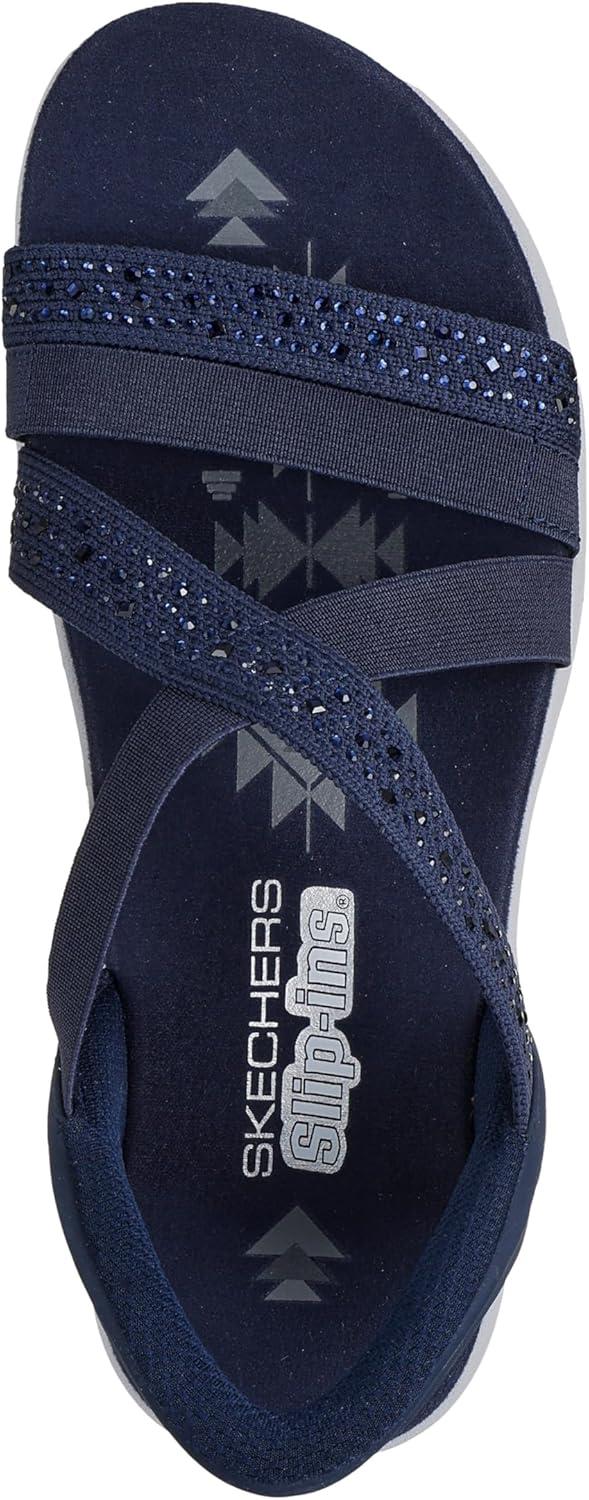 imageSkechers womens Reggae Slim Summer SparkleNavy