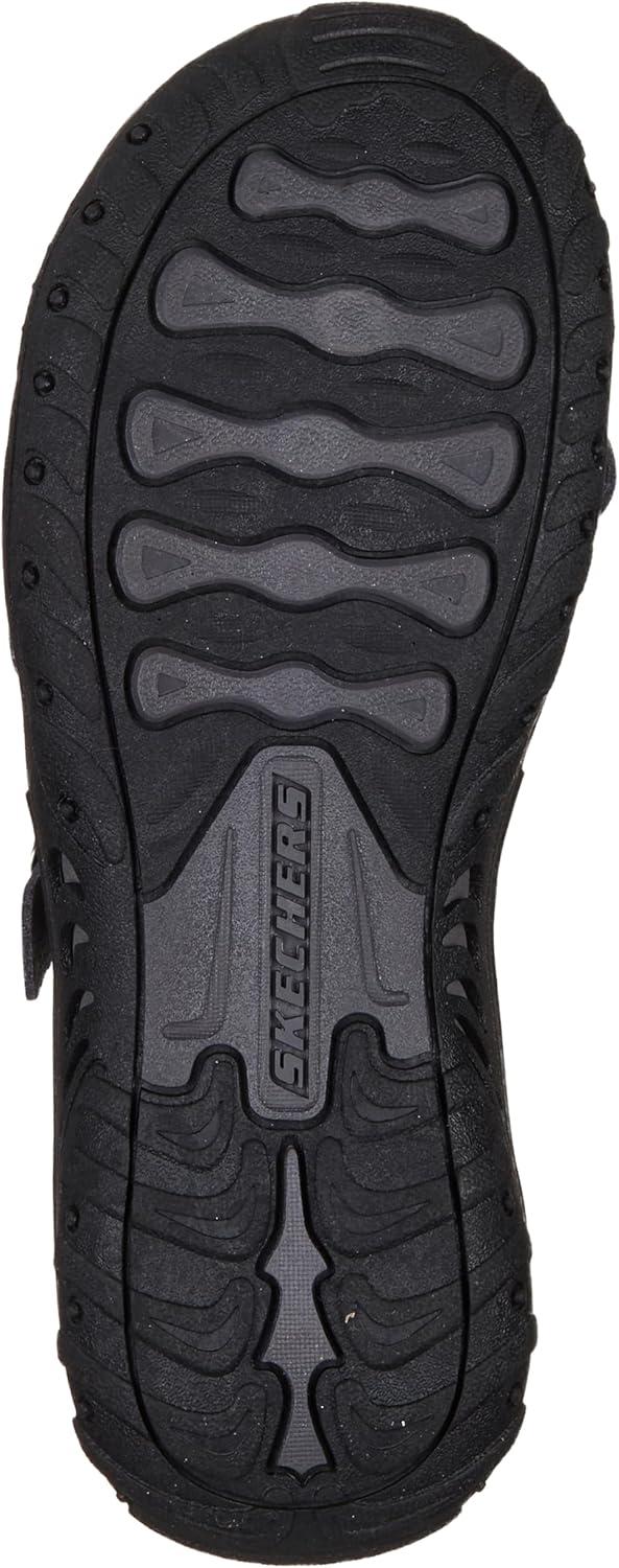 imageSkechers womens Reggaecarribean Double Buckle Toe Thong SlideBlack