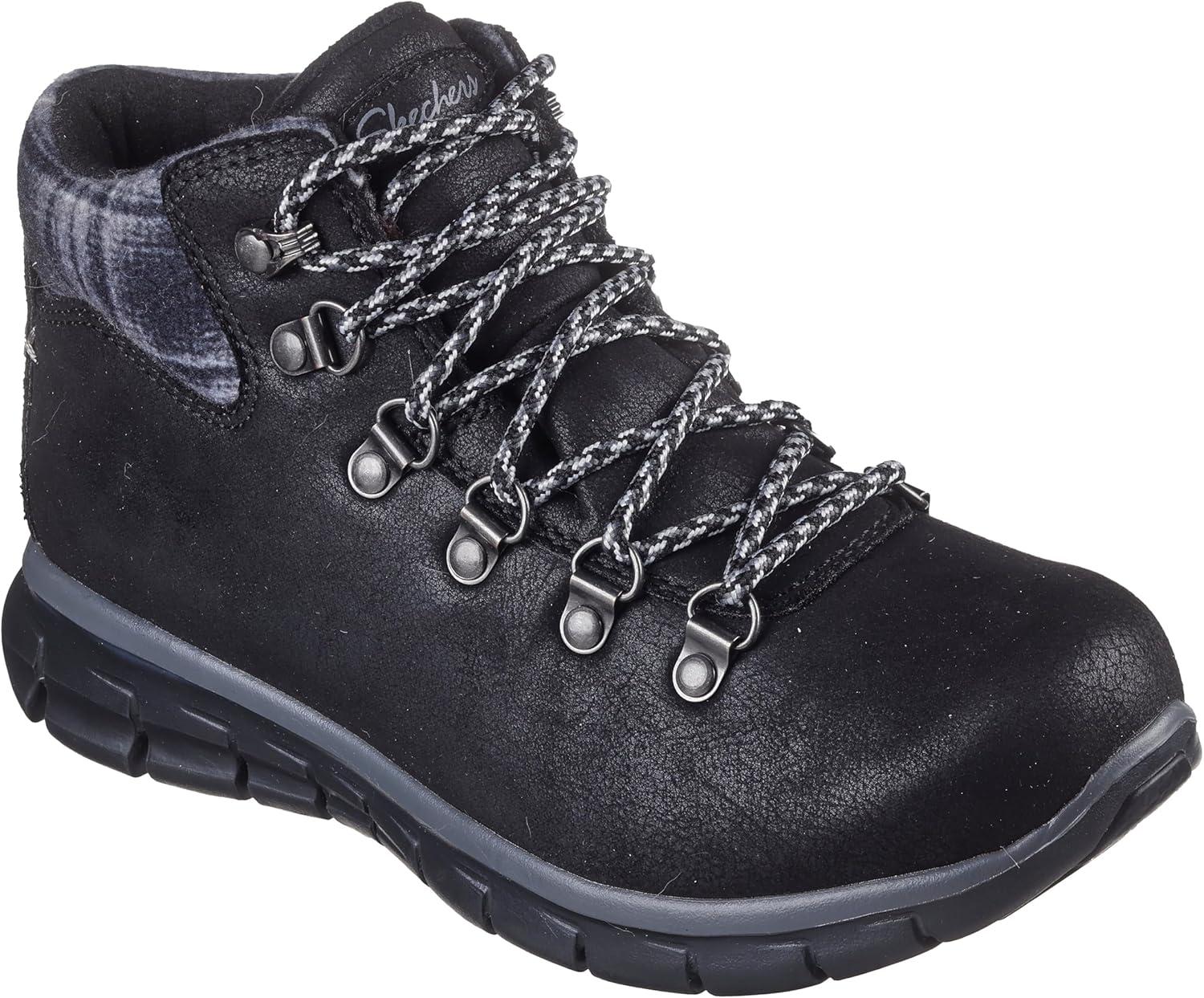 imageSkechers womens Synergy Plaid MoodBlack