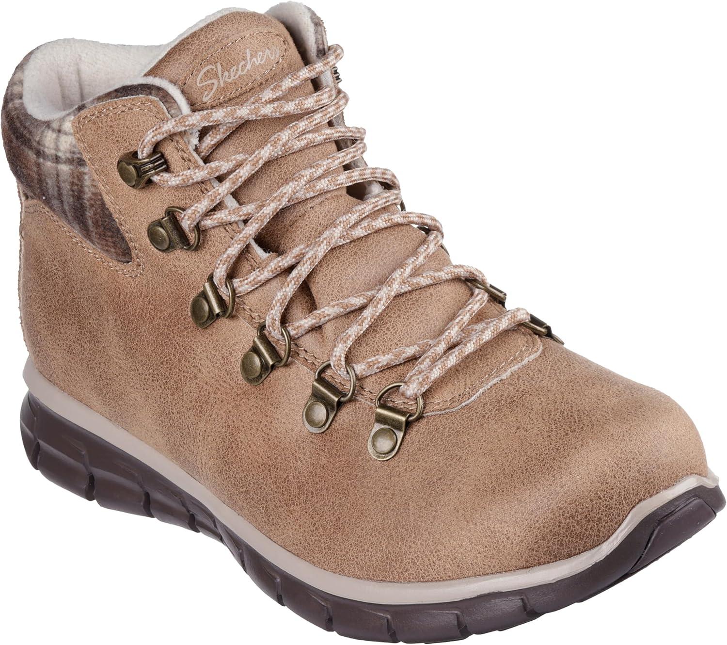 imageSkechers womens Synergy Plaid MoodChestnut