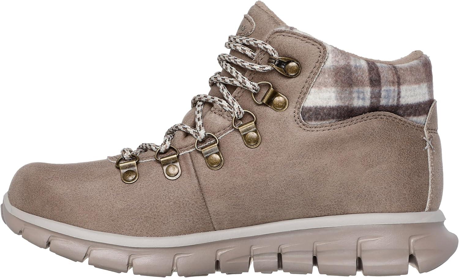 imageSkechers womens Synergy Plaid MoodTaupe