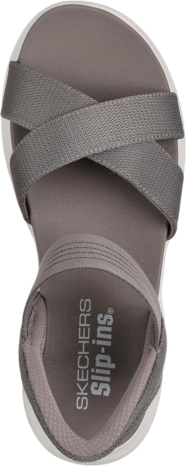 imageSkechers womens Ultra Flex 30 Never Netter Hands Free SlipinsDark Taupe
