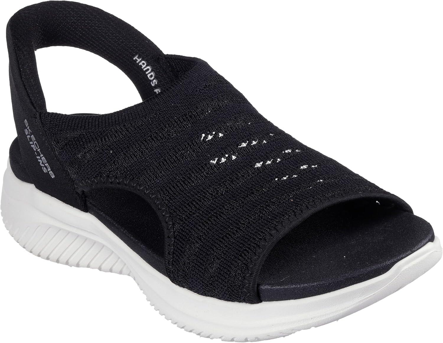 imageSkechers womens Ultra Flex 30 Sun Warmth Hands Free SlipinsBlack
