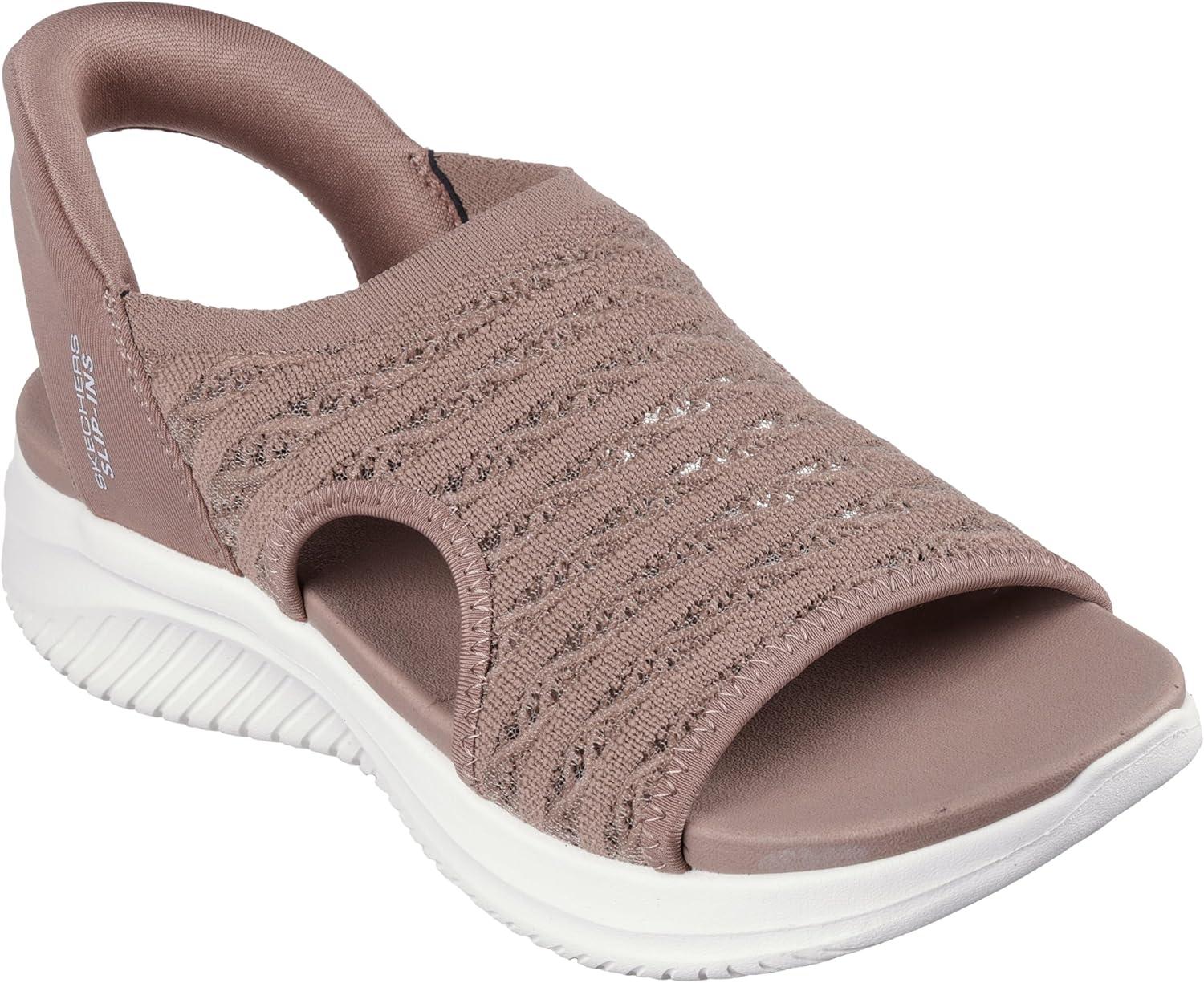 imageSkechers womens Ultra Flex 30 Sun Warmth Hands Free SlipinsMocha