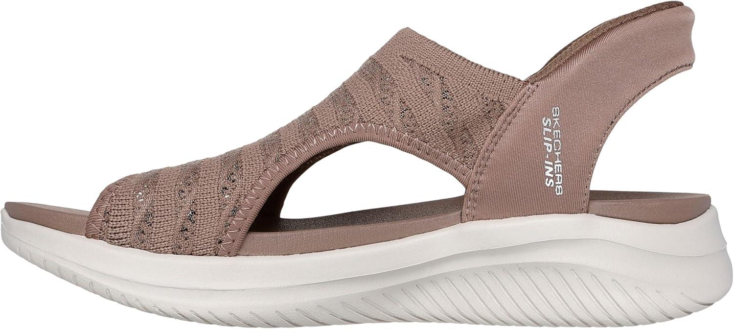 imageSkechers womens Ultra Flex 30 Sun Warmth Hands Free SlipinsMocha