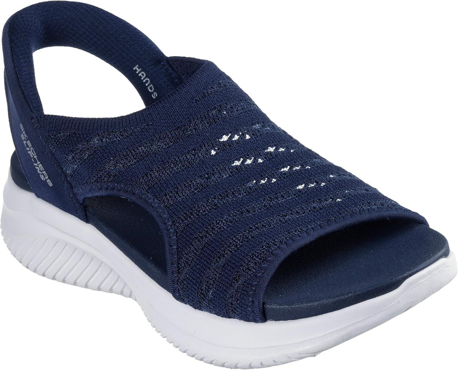 imageSkechers womens Ultra Flex 30 Sun Warmth Hands Free SlipinsNavy