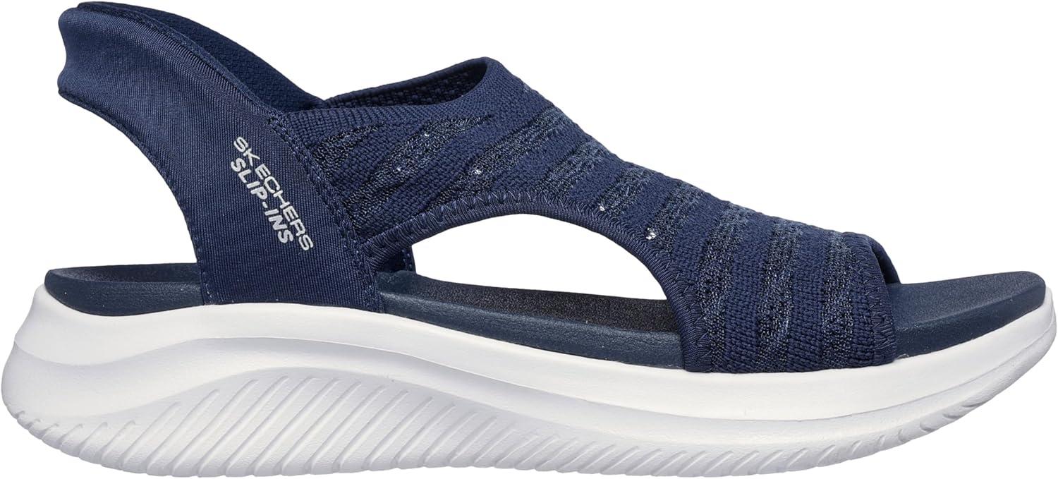 imageSkechers womens Ultra Flex 30 Sun Warmth Hands Free SlipinsNavy