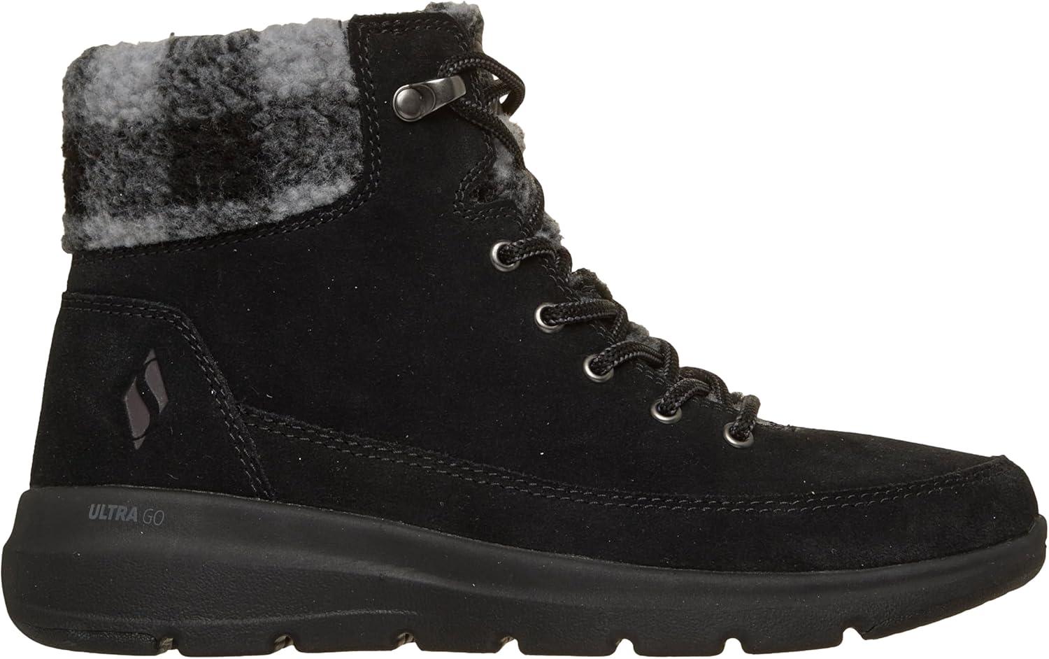 imageWomens Skechers On the GO Glacial Ultra Timber BootBlackGrey
