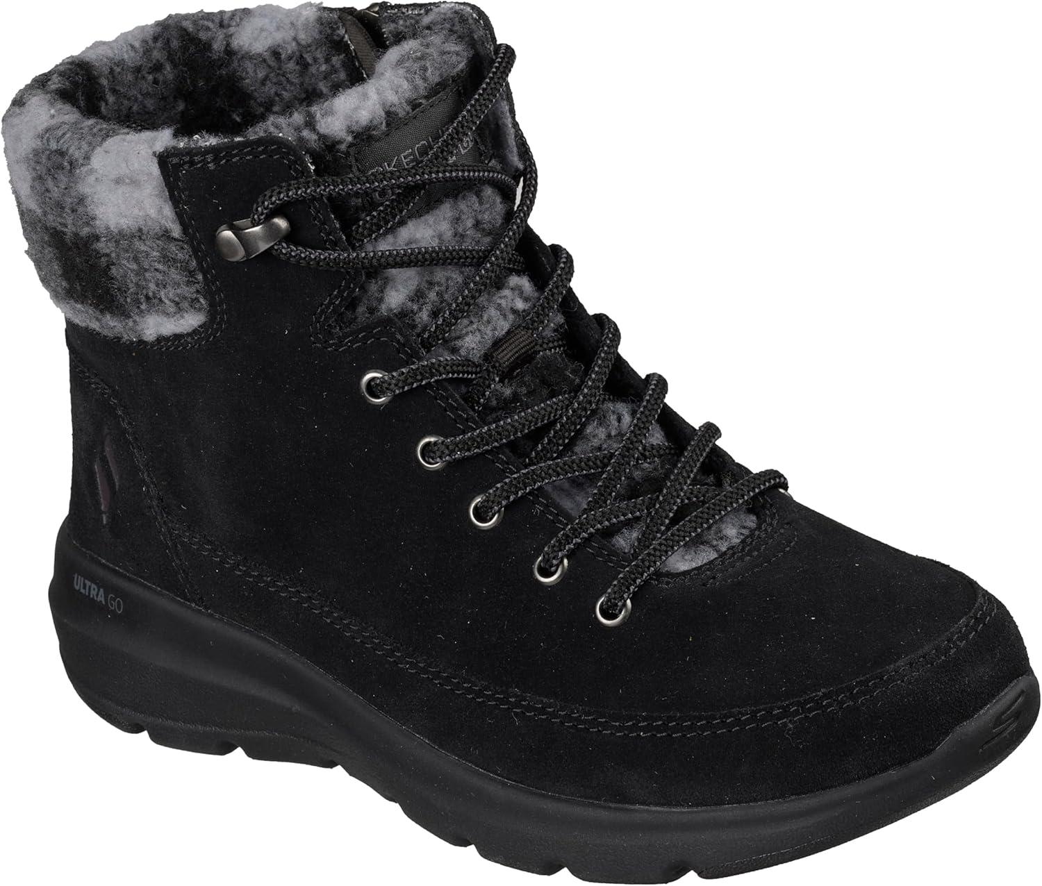 imageWomens Skechers On the GO Glacial Ultra Timber BootBlackGrey