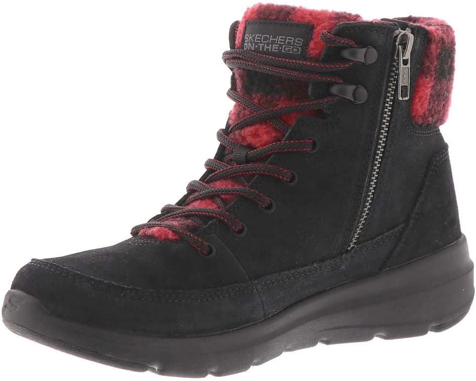 imageWomens Skechers On the GO Glacial Ultra Timber BootBlackRed