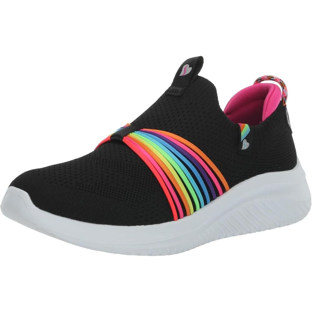 imageSKECHERS Girls Ultra Flex 30Rainbow SpeedBlackMulti