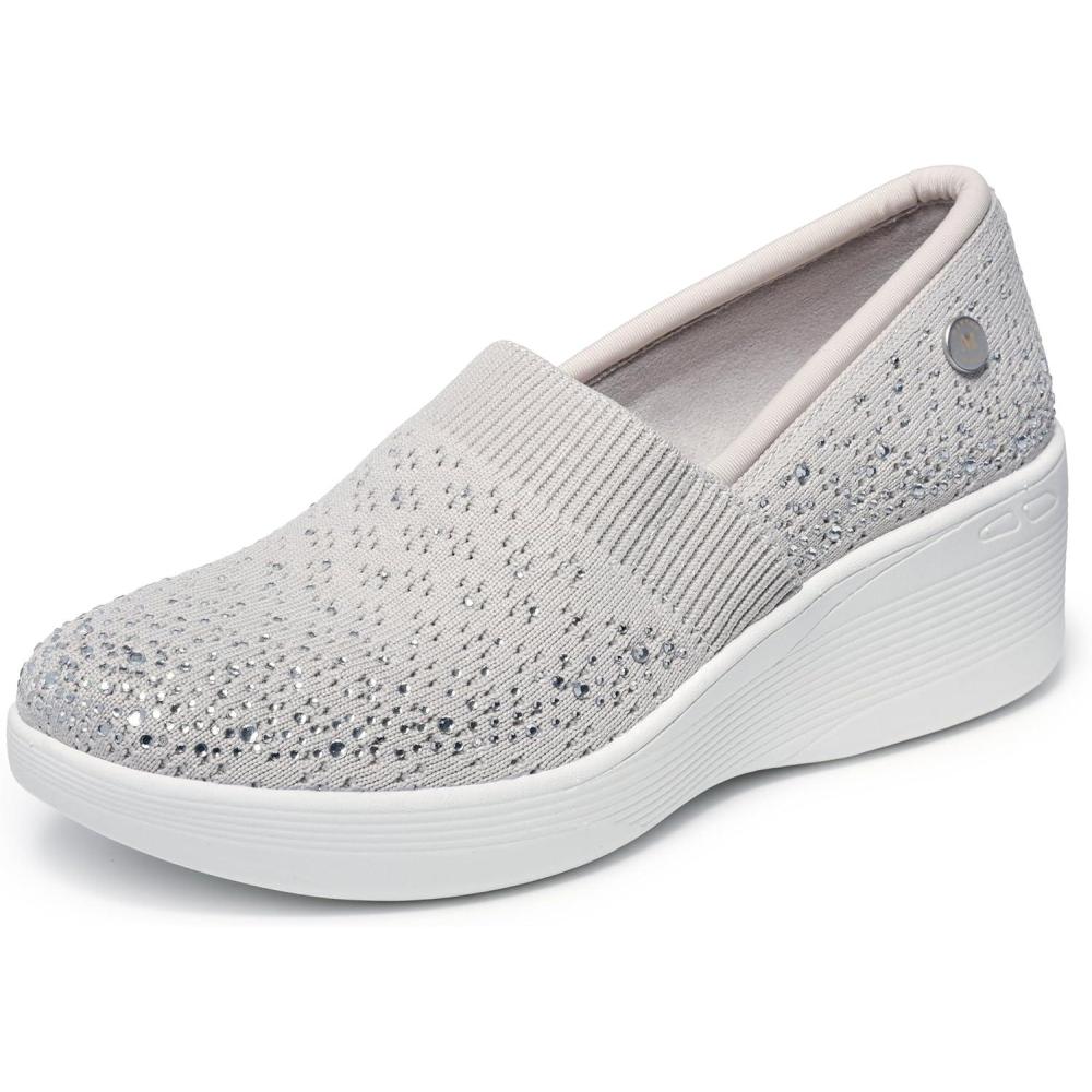 imageSKECHERS Womens Martha Stewart Pier Lite ReflectionLight Grey Silver