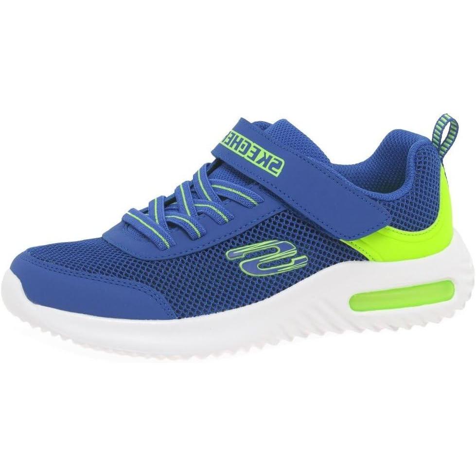 imageSkechers Kids Boys BounderTech SneakerBlueLime
