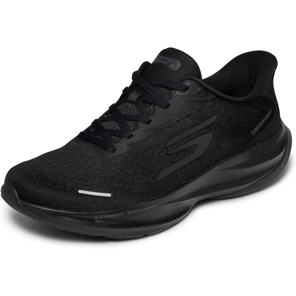 imageSkechers Mens Aero Spark Hands Free Slipins SneakerBlackBlack