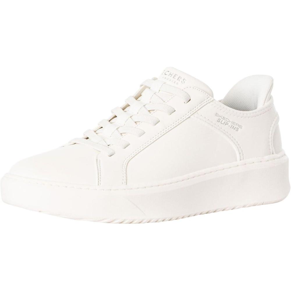 imageSkechers Mens Court Break Double Vented Slipins SneakersWhite
