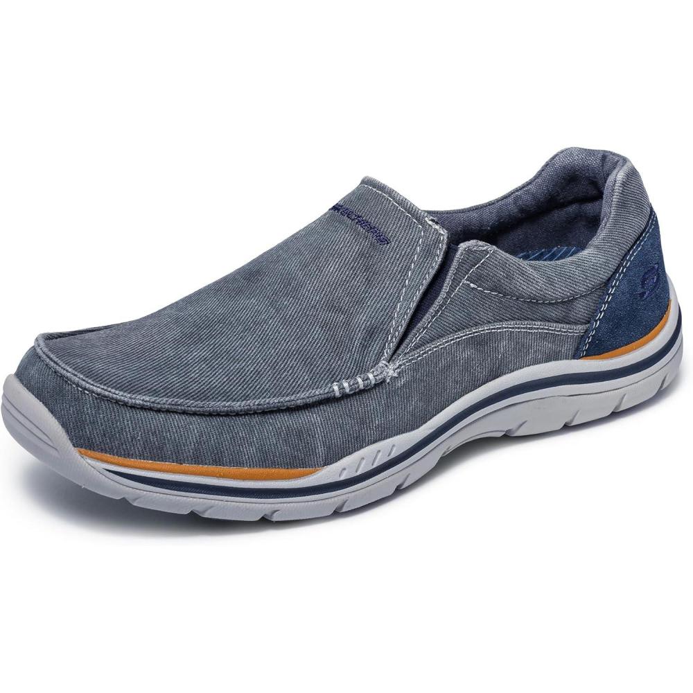 imageSkechers Mens Expected Avillo RelaxedFit SlipOn LoaferBlue