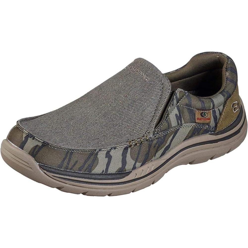 imageSkechers Mens Expected Avillo RelaxedFit SlipOn LoaferCamouflage