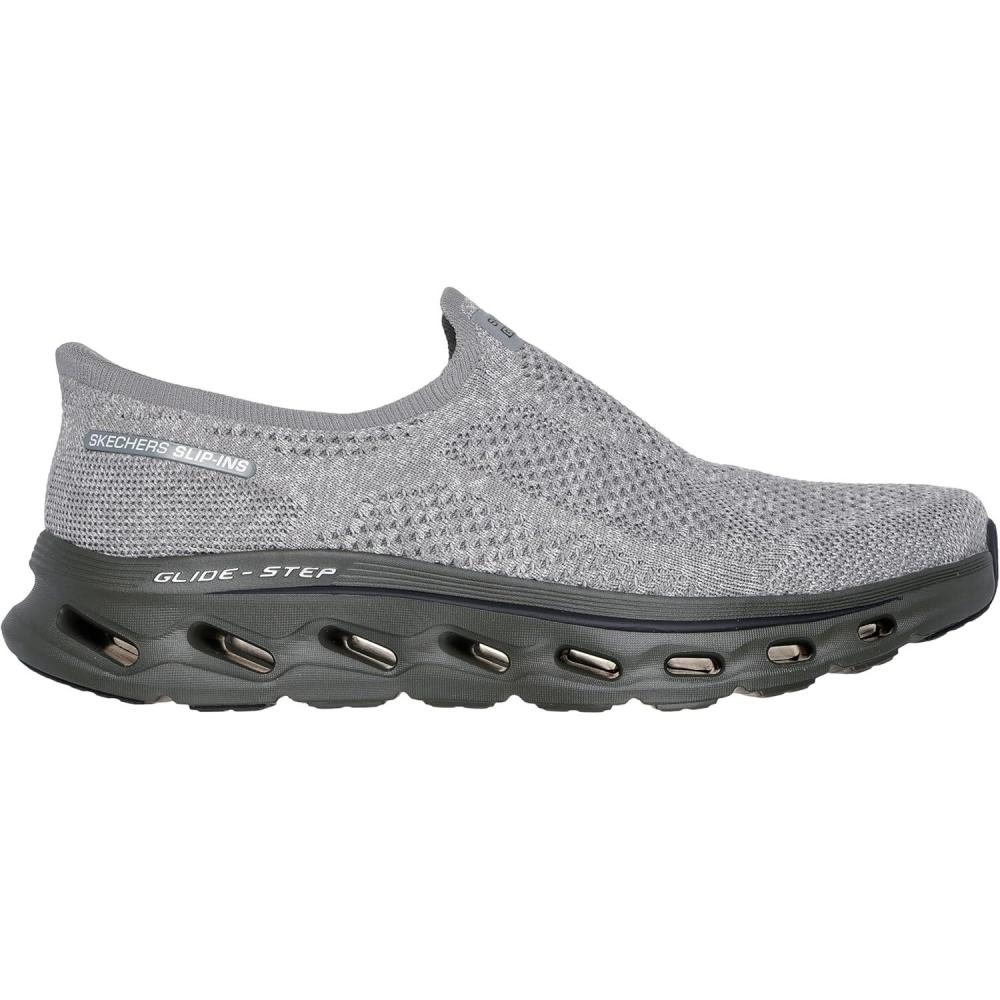imageSkechers Mens Go Walk Glide Step 20 Caleb Hands Free SlipinsGrey