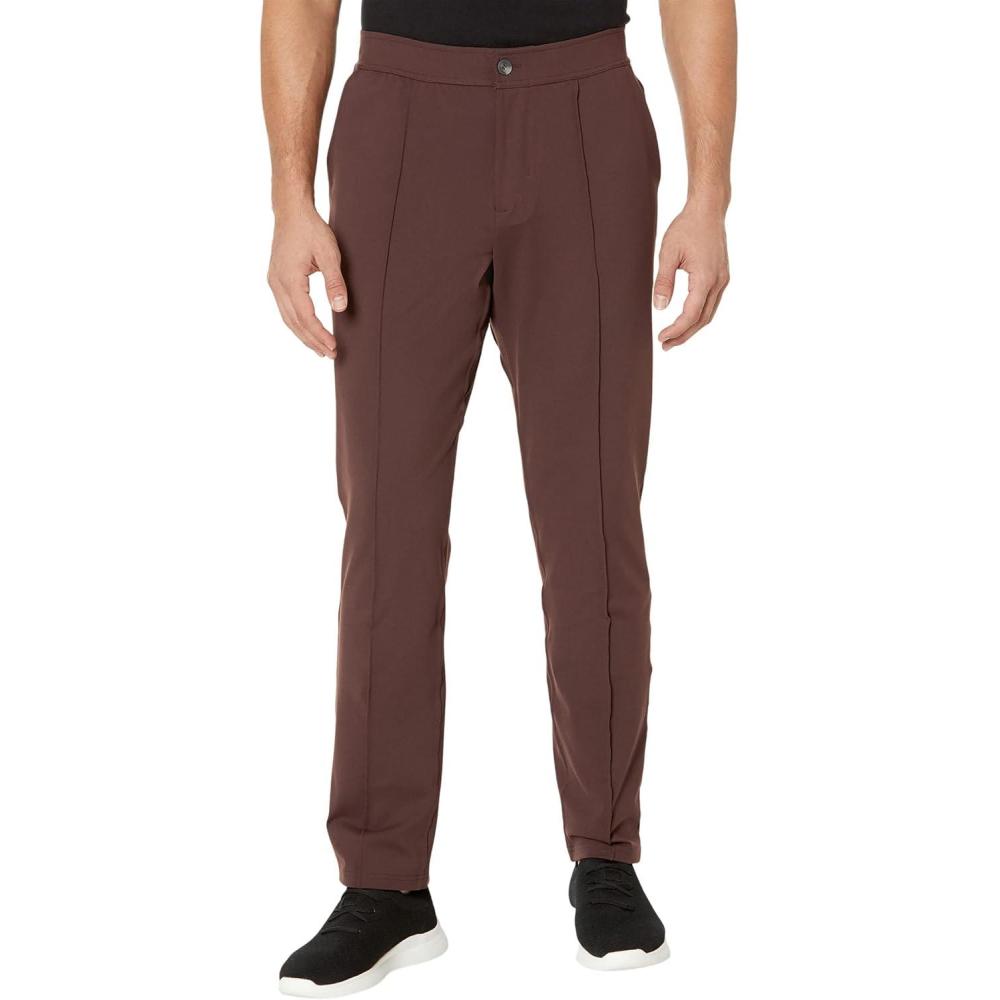imageSkechers Mens Go Walk Slip Ins Stretchable Straight Leg Pintuck Zip Fly PantsRaisin