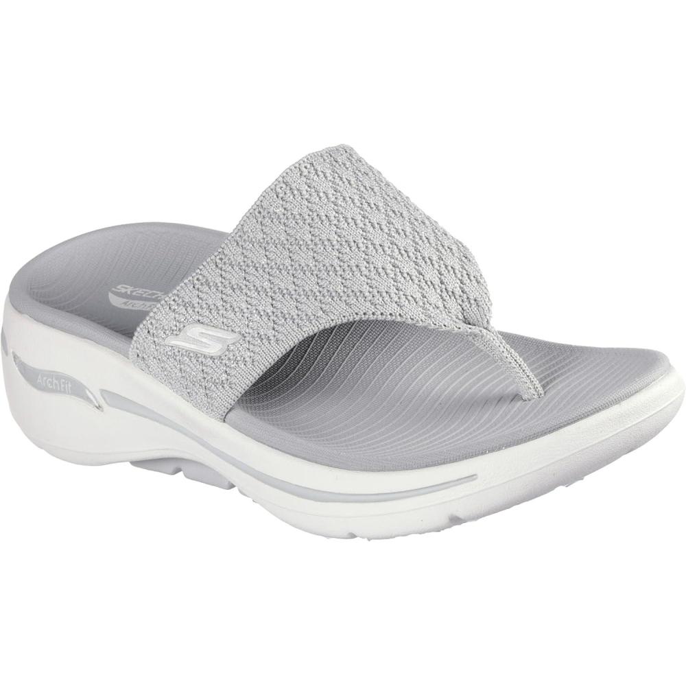 imageSkechers Mens Gowalk 6 Stretch Fit Slipon Athletic Performance Walking ShoeGrey