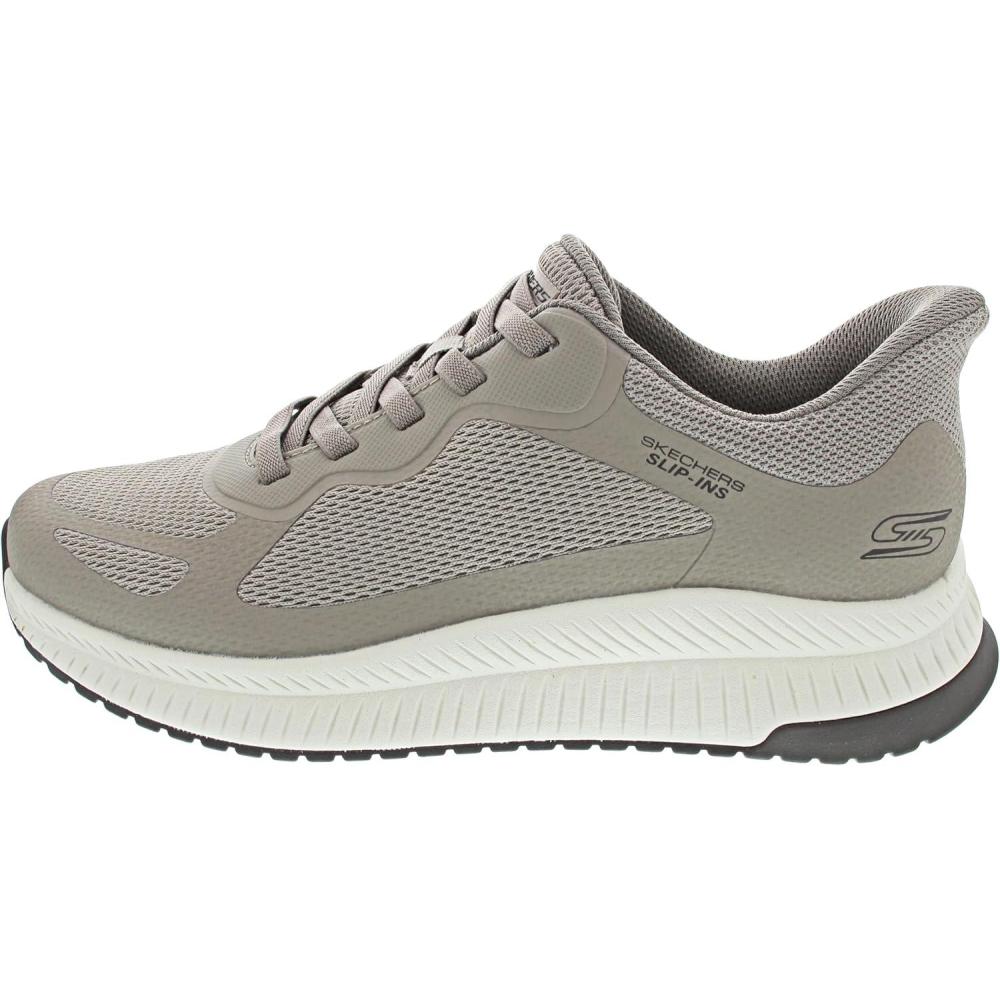 imageSkechers Mens Hands Free Slipins Bobs Sport Squad Chaos 4Dark Taupe