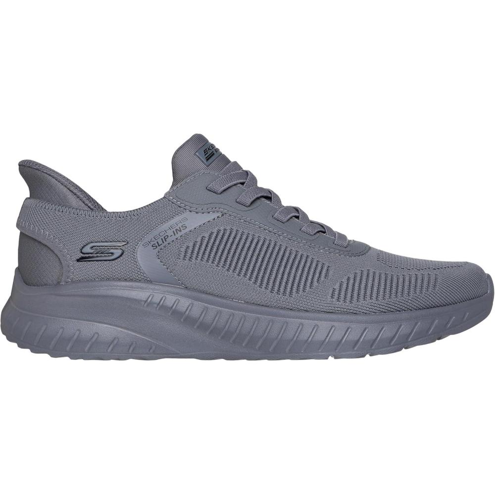 imageSkechers Mens Hands Free Slipins Squad Chaos Solid StepGrey