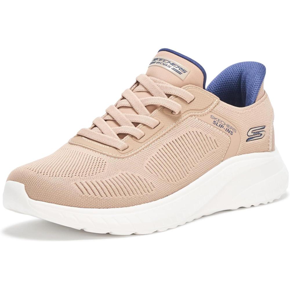 imageSkechers Mens Hands Free Slipins Squad Chaos Solid StepTaupe