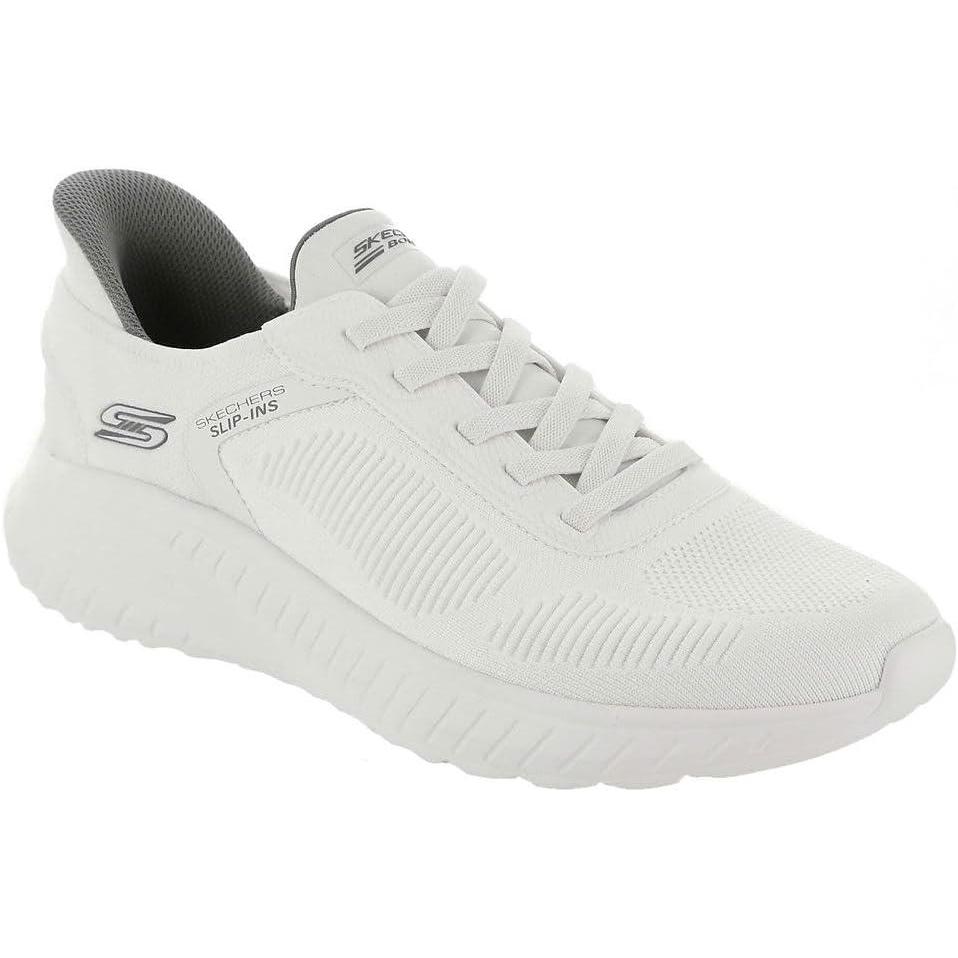 imageSkechers Mens Hands Free Slipins Squad Chaos Solid StepWhite