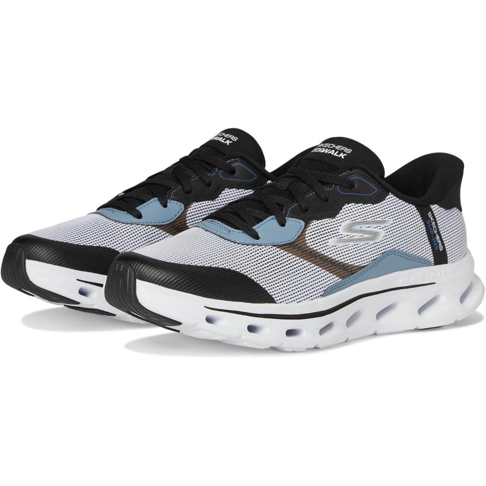 imageSkechers Mens Mens Hands Free Slipins Go Walk GlideStep 20 Zac SneakerWhiteBlack