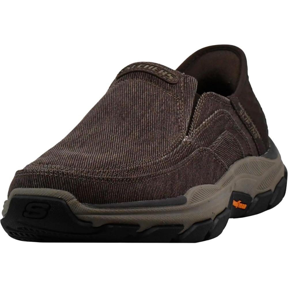 imageSkechers Mens Respected Holmgren SlipinBrown