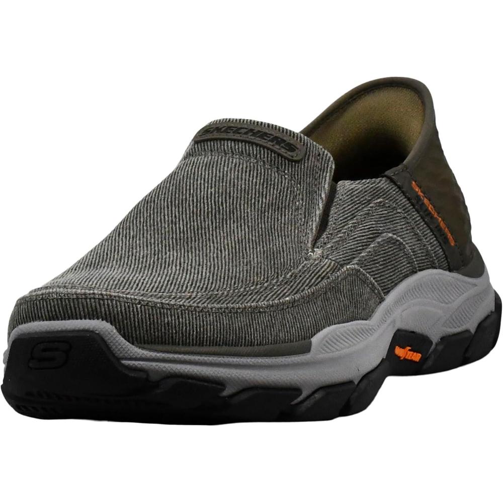 imageSkechers Mens Respected Holmgren SlipinOlive