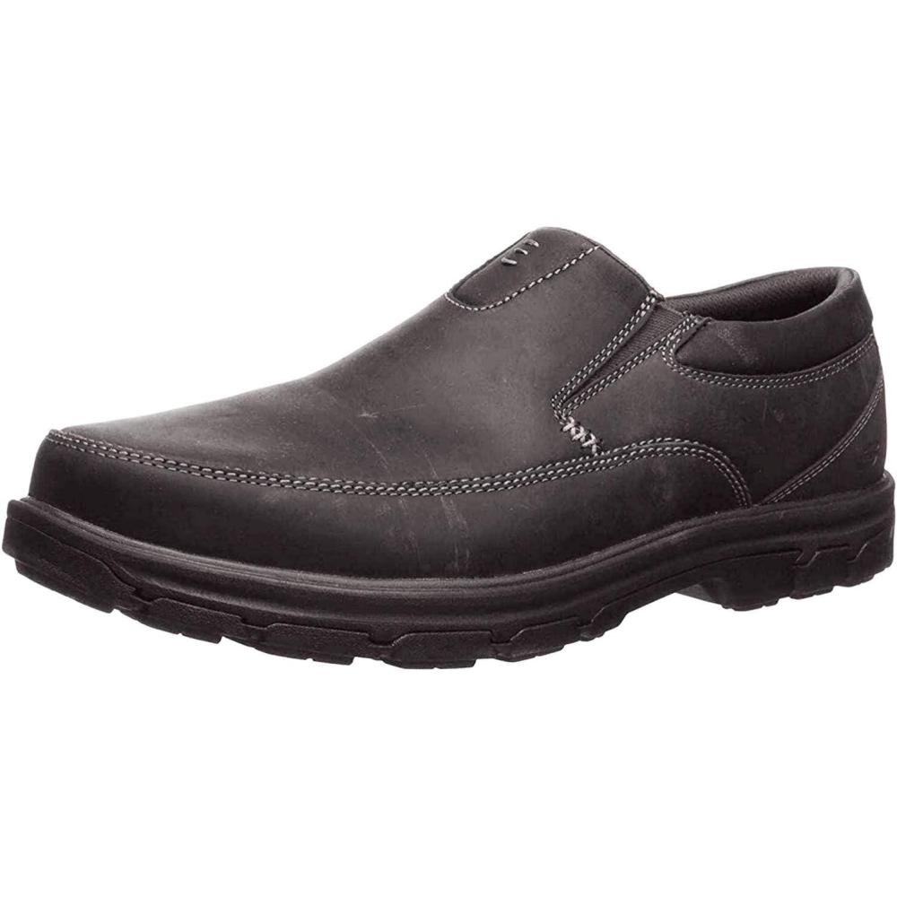 imageSkechers Mens Segment The Search Slip On LoaferBlack Leather