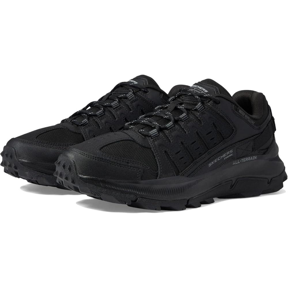 imageSkechers Mens Summits Hight Range Slipin SneakerBlack Leather Mesh Black Trim