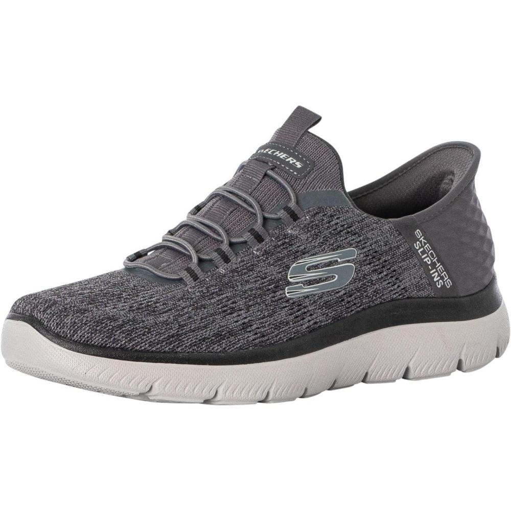 imageSkechers Mens Summits Key Pace Hands Free Slipin ShoesCharcoalBlack