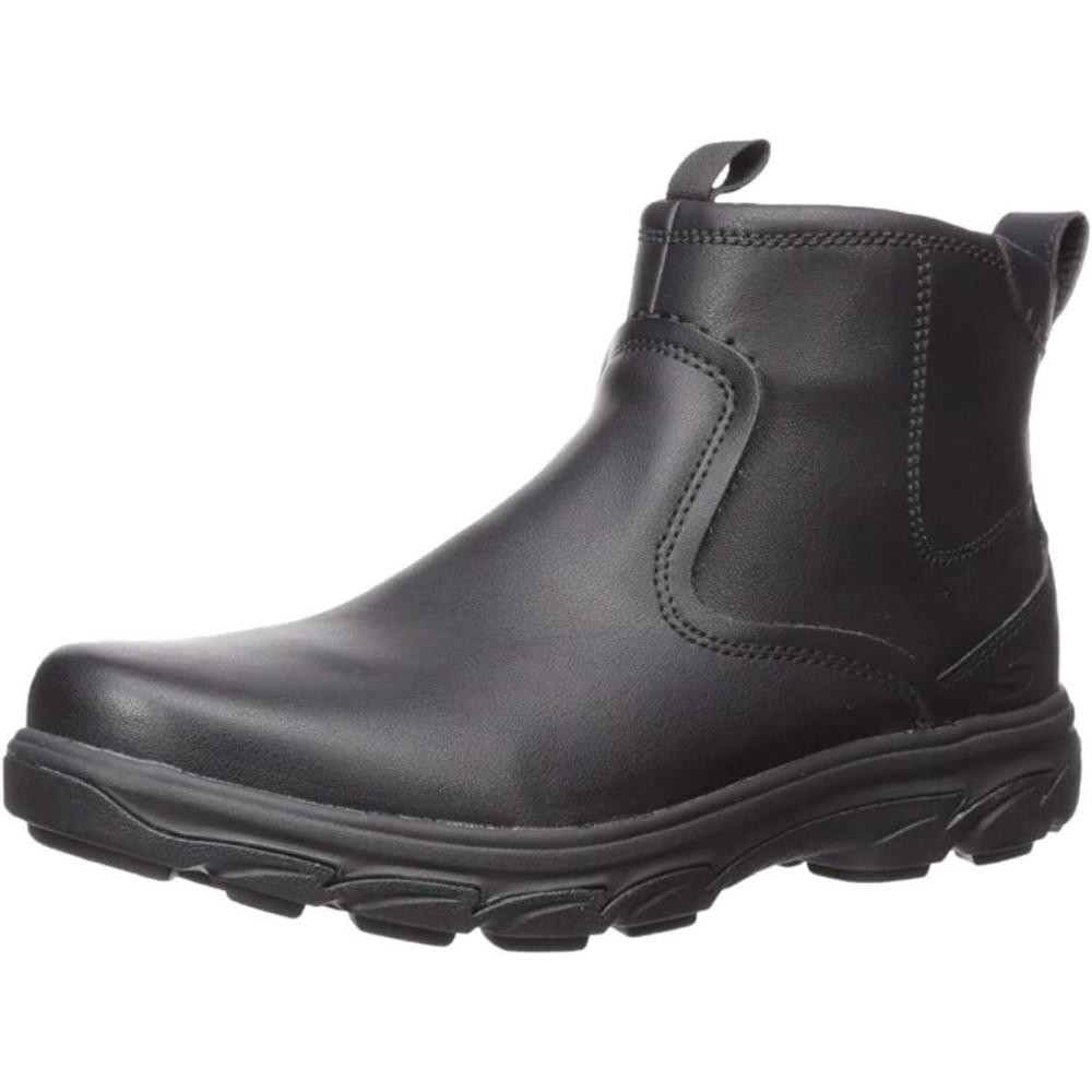 imageSkechers USA Mens Resment Korver Chukka BootBlackBlack