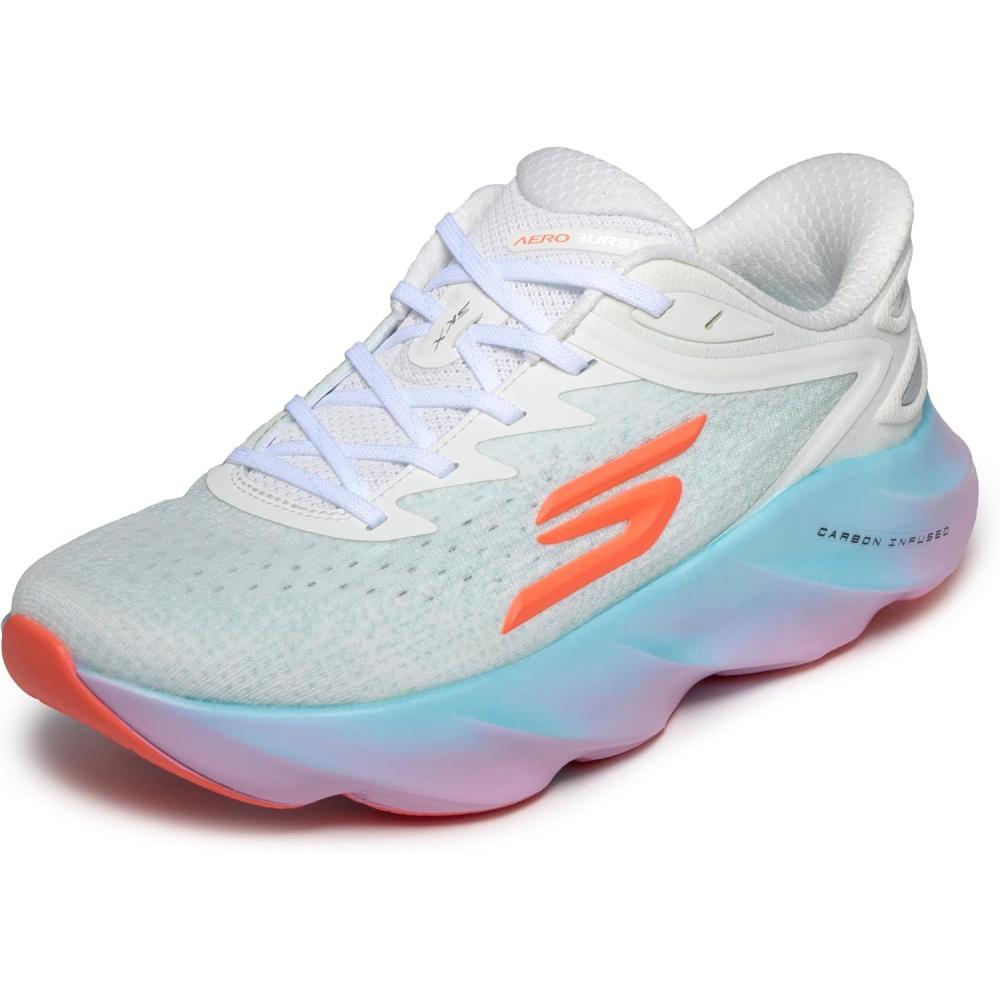 imageSkechers Womens Aero Burst Hands Free Slipins SneakerWhiteMulti